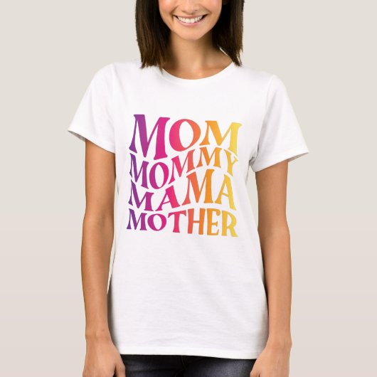 mama moeder T-Shirt (Voorkant)