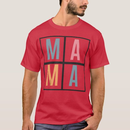 Mama moeder vrienden t-shirt (Voorkant)