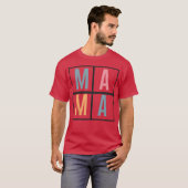 Mama moeder vrienden t-shirt (Voorkant volledig)