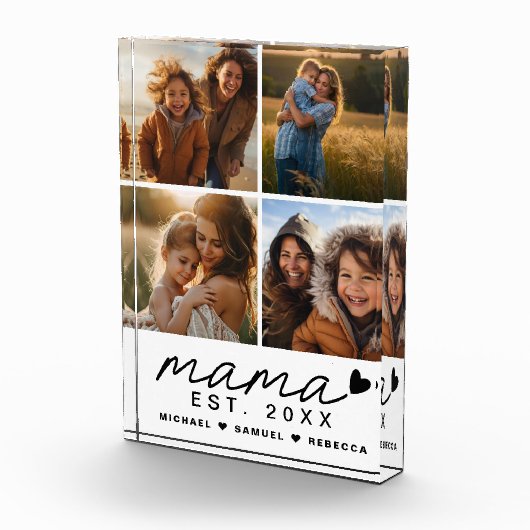 Mama moederdag 4 afbeeldingen fotoblokken (Rechts)