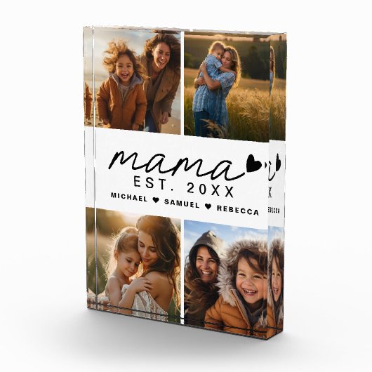 Mama moederdag 4 afbeeldingen fotoblokken (Rechts)