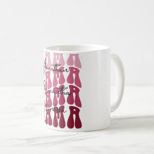 Mama Moederdag Aangepaste Kinderen Namen Groovy Re Koffiemok