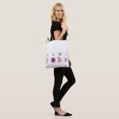 MAMA Moederdag Cadeau met Vlinders en Bloem Tote Bag (Op model)