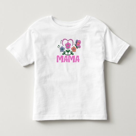 Mama, Moederdag cadeau T-shirt. Kinder Shirts (Voorkant)
