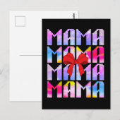 Mama Moederdag Cadeau Voor Moeder Briefkaart (Voorkant / Achterkant)