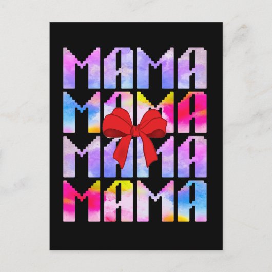 Mama Moederdag Cadeau Voor Moeder Briefkaart (Voorkant)