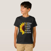 Mama moederdag mama geweldig liefhebbend sterk mam t-shirt (Voorkant volledig)