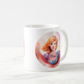 Mama Moederdag Mooie moeder met kind Koffiemok (Voorkant rechts)