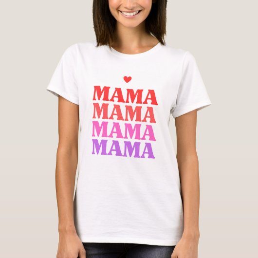 Mama Moederdag T-shirt (Voorkant)