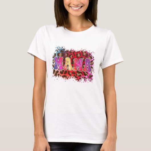 Mama - Moederdag T-shirt (Voorkant)