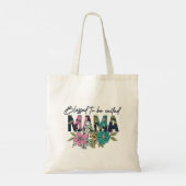 Mama Moederdag Wildflower Floral Tote Bag (Achterkant)