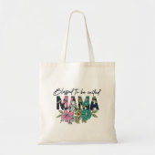 Mama Moederdag Wildflower Floral Tote Bag (Voorkant)