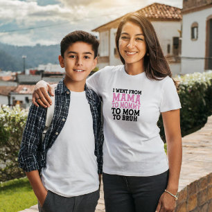 Mama Moeders Bruh Grappige Moeder T-shirt