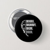 Mama Moeders Moeder Vrouw Dames IJshockey Moederda Ronde Button 5,7 Cm (Voorkant /achterkant)