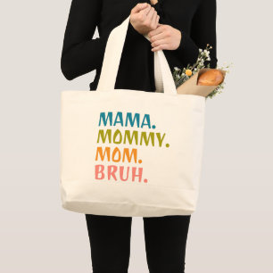 Mama Moeders Moeke - Moederdag Cadeau Leuk Grote Tote Bag
