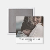 Mama Moedertje | Gepersonaliseerde eerste Moederda Magneet (Voorkant / Achterkant)