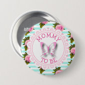 Mama moet Baby shower Button worden