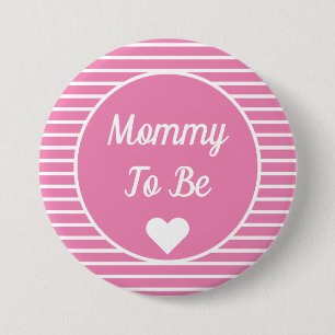 Mama moet Baby shower Button zijn