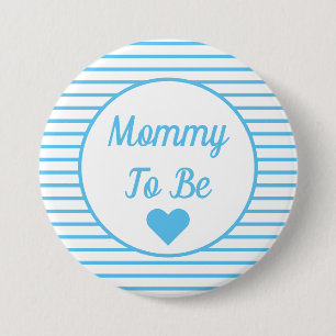 Mama moet Baby shower Button zijn