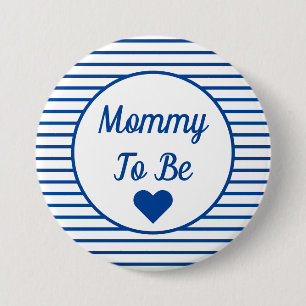 Mama moet Baby shower Button zijn