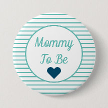 Mama moet Baby shower Button zijn