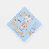 Mama moet Blauw zijn Servet (Hoek)