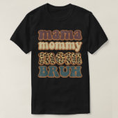 Mama Mommy Mom Bruh Leopard Mommy And Me Funny Boy T-shirt (Design voorkant)