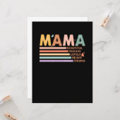 Mama Mooi Onbevreesd Mooi Dapper Sterk Kaart (Voorkant / Achterkant in situ)