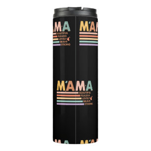 Mama mooi onbevreesd mooi dapper sterk thermosbeker