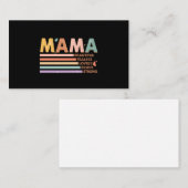 Mama mooi onbevreesd mooi dapper sterk visitekaartje (Voorkant / Achterkant)