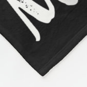 Mama Moose Family Christmas Pajama Red& Black Fleece Deken (Hoek)