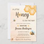 Mama naar Baby shower honing onderweg Kaart (Voorkant)