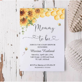 Mama naar Baby shower Kaart