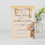 Mama naar Baby shower Kaart (Staand voorkant)