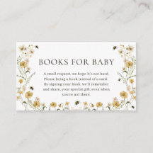 Mama naar Bee Baby shower Boeken voor Baby Kaart