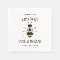 Mama naar Bee Baby shower Decor Cocktail servet