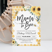 Mama naar Bee Baby shower Kaart