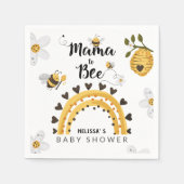 Mama naar Bee Baby shower Servet (Voorkant)