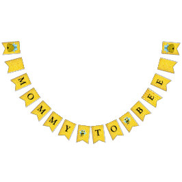 Mama naar Bee Baby shower Vlag Banner