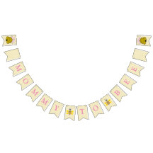 Mama naar Bee Baby shower Vlag Banner