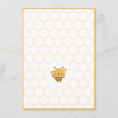 Mama naar Bee Baby shower Voorspellingen Spel Informatiekaartje (Achterkant)