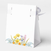 Mama naar Bee boho Wildflower Baby shower Bedankdoosjes (Achterkant)