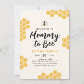 Mama naar Bee Bumblebee Baby shower Kaart (Voorkant)