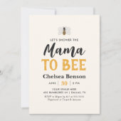 Mama naar Bee Bumblebee Baby shower Kaart (Voorkant)