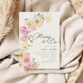 Mama naar Bee | Floral Waterverf Baby shower Kaart