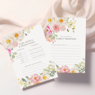 Mama naar Bee Floral Waterverf Prediction Game