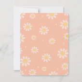 Mama naar Bee Flowers Genderneutraal Baby shower Kaart (Achterkant)