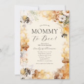 Mama naar Bee Genderneutraal Baby shower Kaart (Voorkant)