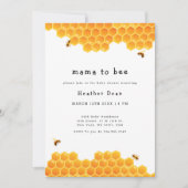 Mama naar Bee Honey Bumblebee Baby shower Kaart (Voorkant)