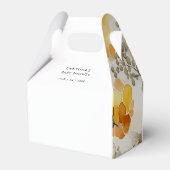 Mama naar Bee Honey Wildflower Baby shower Bedankdoosjes (Achterkant)